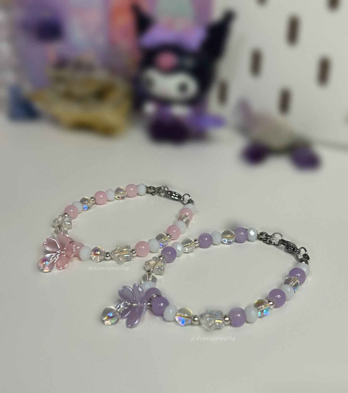 Purple and Pink Duo bracelet