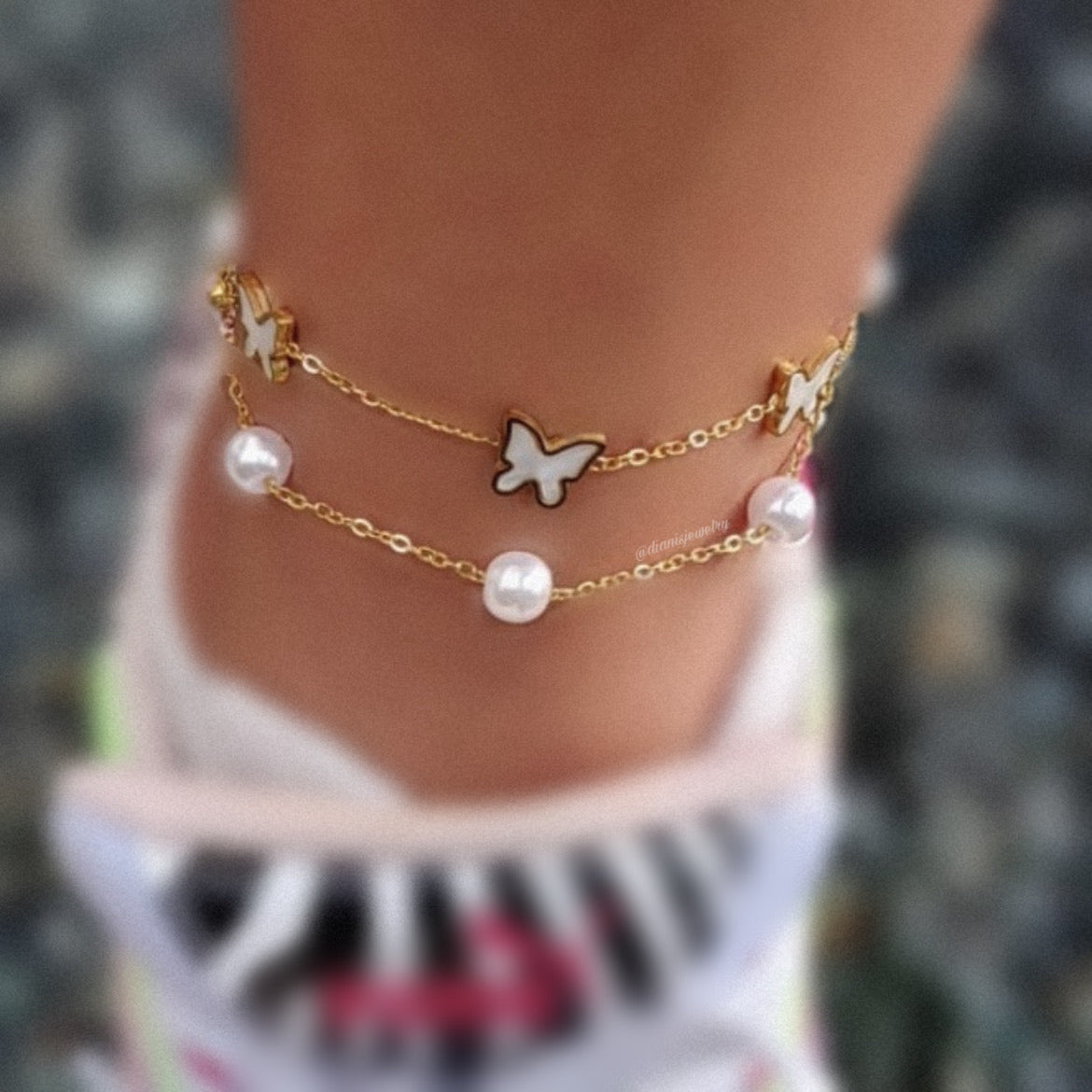 Butterfly Anklet Bracelet