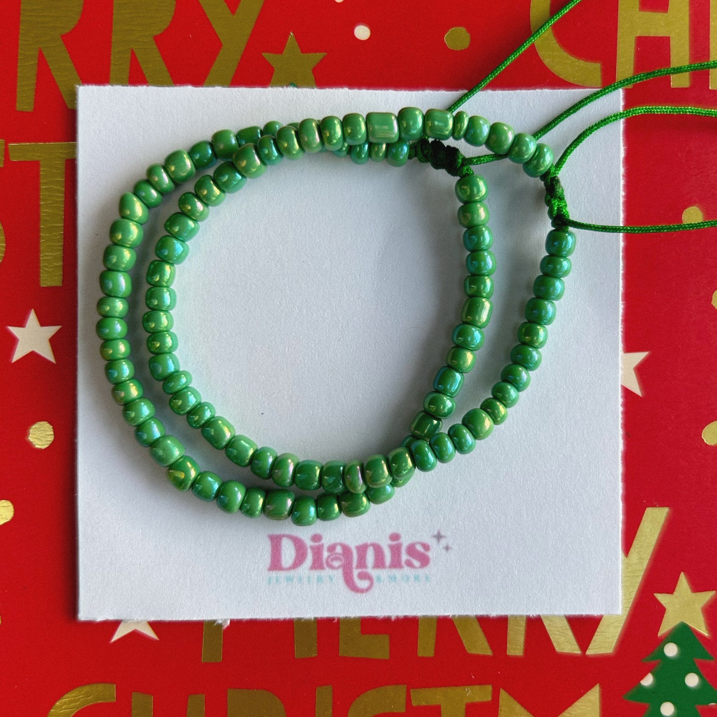 Metallic Green Bracelet